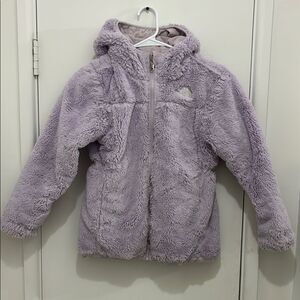 Purple Fleece Hooded Jacket